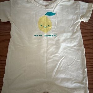 Cat & Jack Cream Bodysuit with Lemon Print